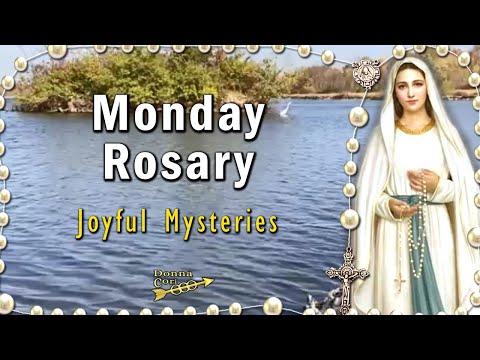 TODAY's ROSARY Monday 🙏 Joyful Mysteries of the Holy Rosary, Scenic Bush Lake