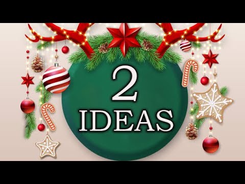 2 IDEAS🎄Christmas Tree Ornaments🎄Christmas decoration ideas for home🎄DIY Christmas Crafts Ideas