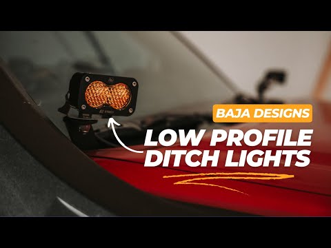 Low profile Baja Designs S2 Pro ditch lights