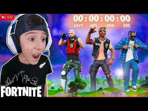 LIVE - FORTNITE JUICE WRLD LIVE EVENT NOW!   *V-BUCKS GIVEAWAY*