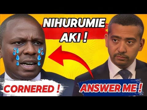 KIMANI ICHUNGWA ALMOST CRIED WHEN CORNERED BY HOT TOUGH QUESTION FROM AL JAZEERA JOURNALIST!