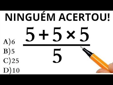 MATEMÁTICA BÁSICA - QUANTO VALE A EXPRESSÃO❓