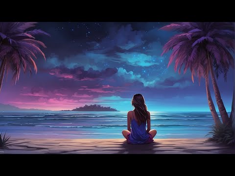 late night lofi 🏝️✨music to calm you down | lofi hip-hop + chill beats to relax/sleep/study