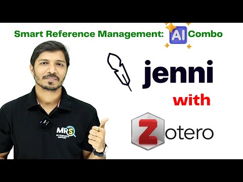 Jenni AI and Zotero Synchronization: Smart Reference Management for Research Paper and Lit. Review