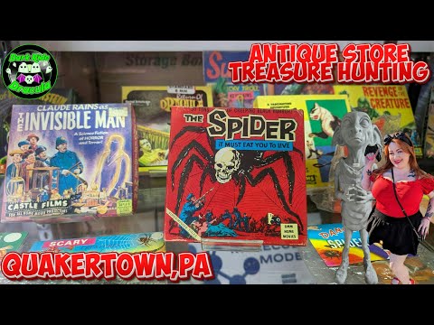 ANTIQUE STORE RETRO TREASURE HUNTING - QUAKERTOWN , PA