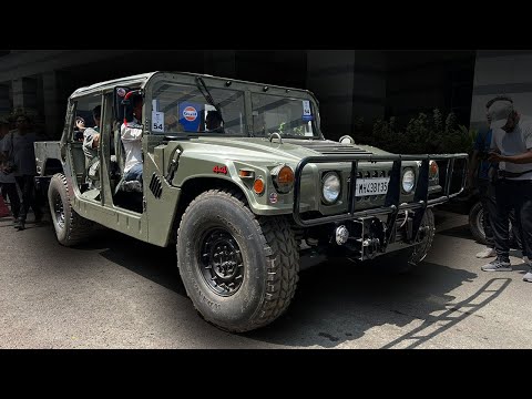 H1 Hummer steals the show at the Modern Classic Car Rally!