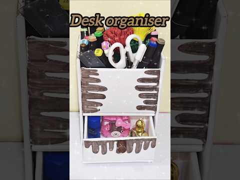 Diy Desk Organiser #ytshorts #diy #creative