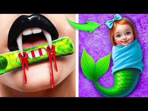 Pregnant Mermaid vs Vampire: The Parenting Challenge Begins