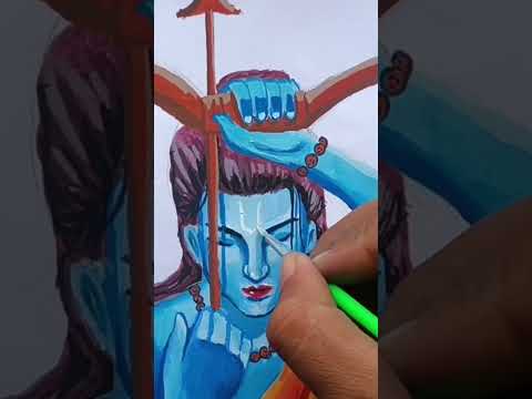 #shreeram #easypainting complete video in channel #painting #shreeram #ram #ramayan #siyaram #draw