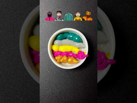 Squid Game mixing Guess the mixed color #satisfying #squidgame2 #sharkzhan