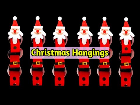 Easy Christmas Hangings Making idea | Christmas decoration ideas 2024 / DIY Paper Christmas Hanging