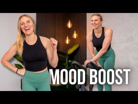 20 min MOOD BOOSTING Indoor Cycling Workout