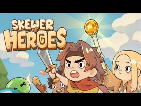 仲間を集めたスライムの大群から生き延びるローグライクアクションゲーム【Skewer of Heroes】