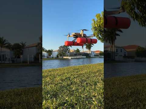 Drone Landing On Water  DJI Mini 2 #shorts #djimini3pro #djimini2 #djidrone