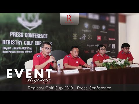 Event Registry | Press Conference | Registry Golf Cup 2018