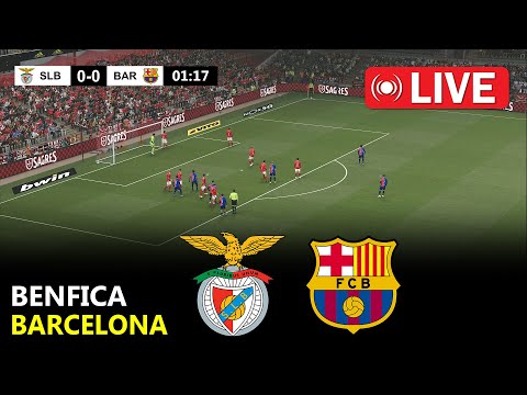 Benfica vs Barcelona | Uefa Champions League 2025 | Ucl Live Stream | eFootball Pes 21 Gameplay