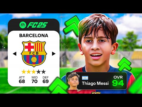 I Rebuilt Barcelona by Using La Masia Academy Players!