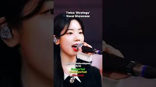 Twice Strategy Vocal Showcase #twice #kpop #strategy #vocalshowcase