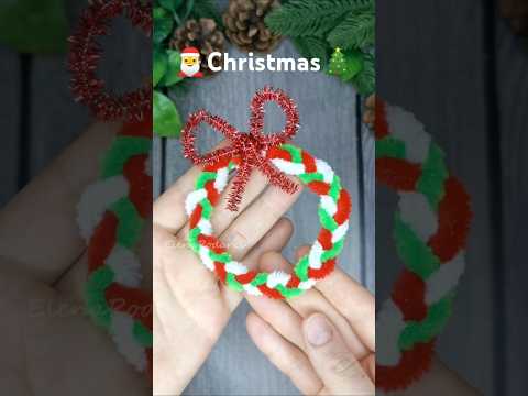 Christmas decor Art 🎄🎅🎁 Ornaments Craft ❤️ Christmas wreath