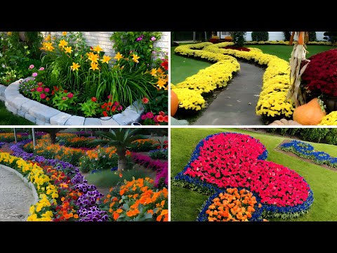 +100 FLOWER BED IDEAS FOR BACKYARD 2025 - FLOWER BED DESIGN IDEAS 2025 - GARDEN LANDSCAPING IDEAS 🌹