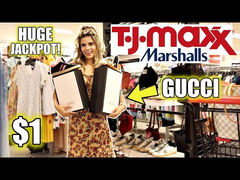 LUXURY SHOPPING AT TJMAXX & MARSHALLS! (Gucci, Louis Vuitton, & MORE!)