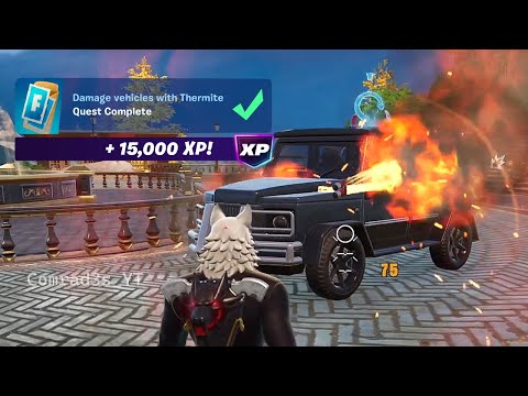 How to EASILY Damage vehicles with Thermite Fortnite