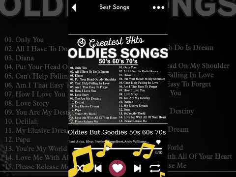 OLDIES BUT GOODIES 50S 60S 70S 80S   GREATEST HITS SONGS OF ALL TIME