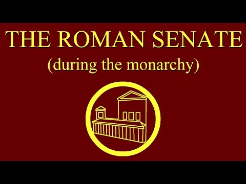 The Roman Senate during the Monarchy