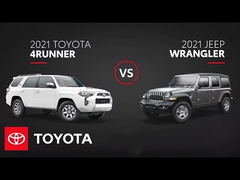 2021 Toyota 4Runner vs. 2021 Jeep Wrangler | All You Need to Know | Toyota