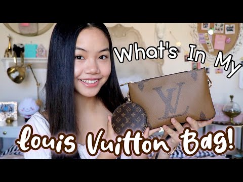 WHAT’S IN MY BAG! Louis Vuitton Double Zip 👜✨