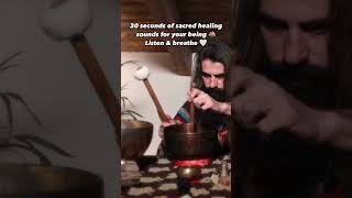 Sacred sounds for your being 🪷 #soundbath #meditation #healingsounds #sacredsounds