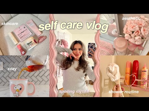 COZY SELF CARE VLOG 🫧 that girl, everything shower, pamper routine