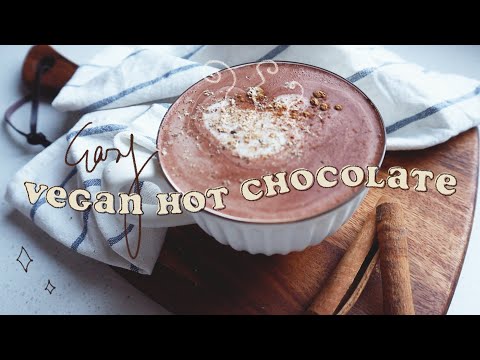 easy vegan hot chocolate at home (w/cocoa powder)