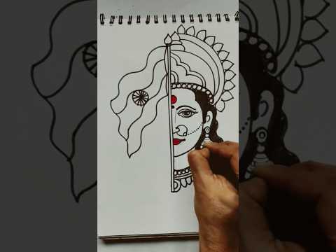 simple and easy drawing of Bharat Mata/ Republic day special Drawing