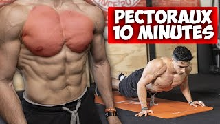 PECTORAUX MASSIFS ENTRAINEMENT MAISON 10 MINUTES !