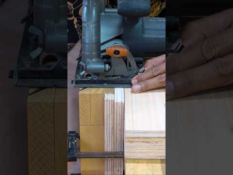 Woodworkers MUST SEE This Circular Saw Clamp Trick! #shorts #woodworking