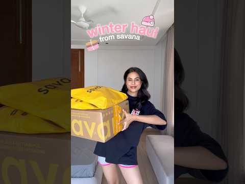 Winter Haul from savana🎀❄️🌨️ #wintercollection #winterfashion #winterhaul #savana #haul #shopping