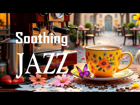 Relaxing Coffee Jazz ☕ Soothing Jazz Instrumental Music & Sweet Bossa Nova Piano for Joyful Moods