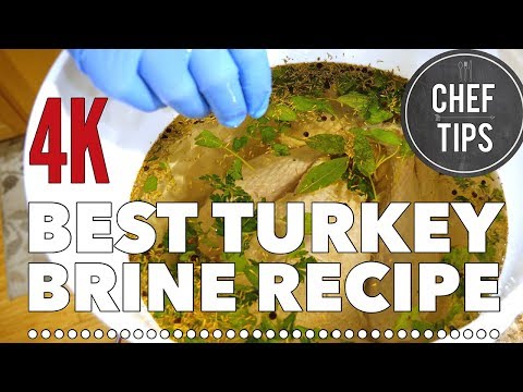 Turkey Brine Recipe - 4K - Chef Tips