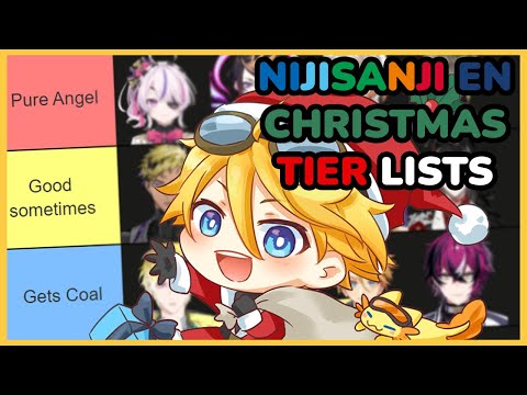 NIJISANJI EN CHRISTMAS TIER LISTS【NIJISANJI EN | Yu Q. Wilson】