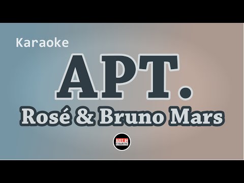 ROSÉ & Bruno Mars - APT. (Karaoke with Lyrics)