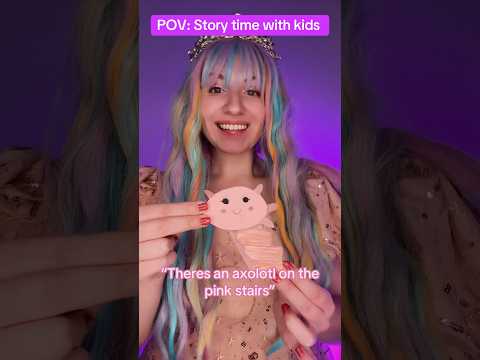 POV: Story time with kids be like #axolotl #cute #shorts