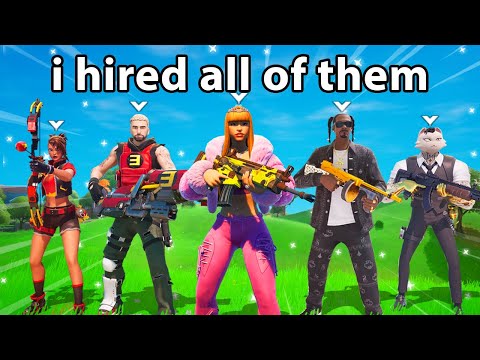 I Hired EVERY *BOSS* In Fortnite