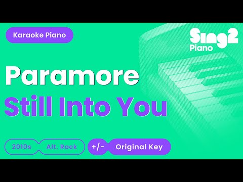 Paramore - Still Into You (Piano Karaoke)