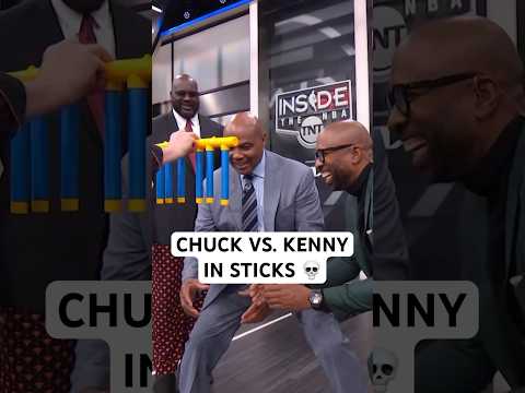 Charles & Kenny squared off in a game of sticks on Neat-O presented by @taxact 🍿😂