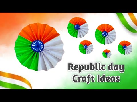 Tricolour paper crafts / Republic Day Craft Ideas / Paper crafts / Independence day craft Ideas 2025