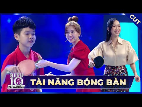 Siêu Tài Năng Nhí BÓNG BÀN "đối đầu" cùng Trấn Thành, Hari, Diệu Nhi xem VỪA CUỐN VỪA HÀI HƯỚC