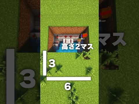 レーザー式の扉の作り方が簡単すぎる..!!#shorts #マイクラ