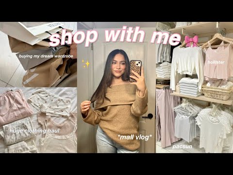 SHOPPING VLOG 🛍️ huge clothing haul, winter essentials, buying my dream wardrobe