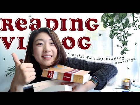 Reading Vlog | finishing my 2020 reading challenge *satisfying*